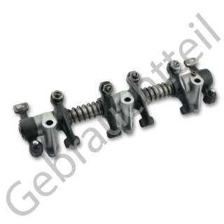 Kipphebelwelle komplett passend für Iseki Sial TF21, 23 und Motoren Iseki E3CC, E3CE, E3CD (gebrauchtes Originalteil)