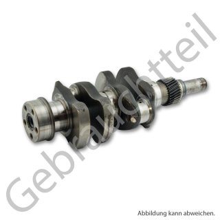 Kurbelwelle ohne Lager passend zu Kubota B6000 und Motor ZL600 (gebrauchtes Originalteil)
