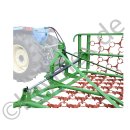 Wiesenegge mit 5 m Arbeitsbreite, hydraulisch 1 Z, Kat.2, 4-reihig