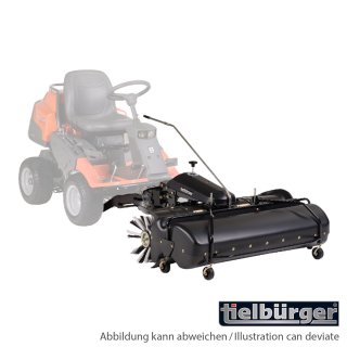 Anbaukehrmaschine Tielbürger tk522 inkl. Kehrgutbehälter passend für Husqvarna Rider 400er Serie ab 2012