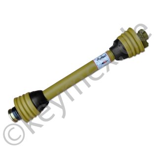 Gelenkwelle mit Scherbolzenkupplung M8, beidseitig 1 3/8 Zoll 6-teilig L=860 mm L1=610 mm mit Kreuzgelenk 23,6x61,3