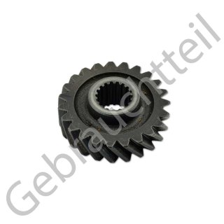 Zahnrad mit 18 Zähne innen / 23 Zähne außen zu Getriebewelle Nr. 7 passend für Kubota B1600 (gebrauchtes Originalteil)