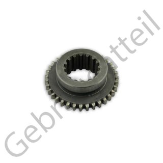 Zahnrad mit 16 Zähne innen / 35 Zähne außen zu Getriebewelle Nr.2 passend für Kubota B1600 (gebrauchtes Originalteil)