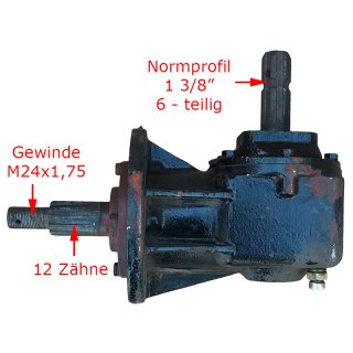 Getriebe für Allzweckmähwerk / Topper Mower (alte Bauform)