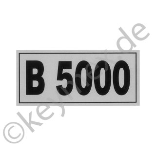 Aufkleber passend für Kubota B5000