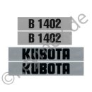 Aufkleber passend für Kubota B1402