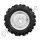 Komplettradsatz - Ackerstollenreifen - Felge weiß passend für Iseki TM 215, 3015