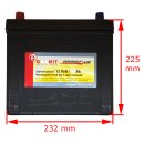 Batterie 12V / 60Ah - gefüllt - wartungsfrei
