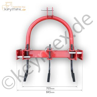 Tiefenlockerer FMH FTR 3 mit 3 Bodenmeißeln und ca. 90 cm Rahmenbreite